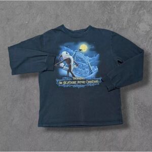 Vintage Disney Nightmare Before Christmas Long Sleeve Black Size Medium
